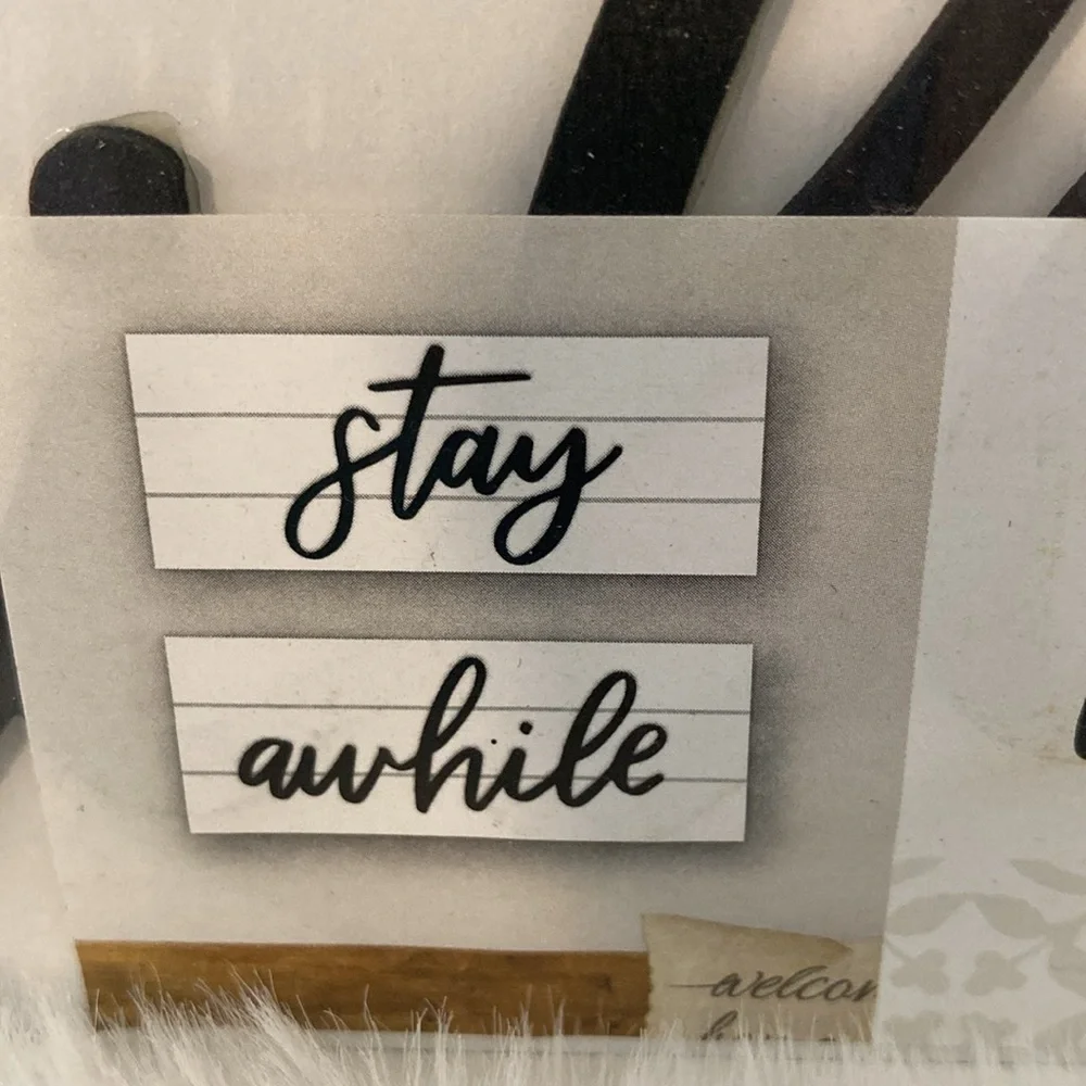 Target 2020 BP Stay Awhile Hanging Signs